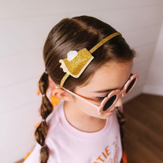 Sweet Wink Pumpkin Pie Thanksgiving Hard Headband, Sweet Wink, cf-type-headbands, cf-vendor-sweet-wink, Headband, Pumpkin Pie, Sweet Wink, Sweet Wink Headband, Thanksgiving, Thanksgiving Head