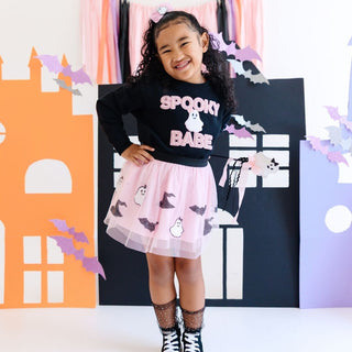 Sweet Wink, Sweet Wink Spooky Babe Sequin Halloween Tutu - Basically Bows & Bowties