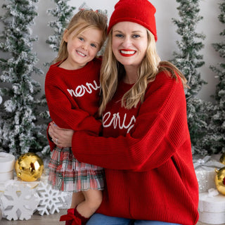 Sweet Wink Christmas Plaid Tiered Tutu