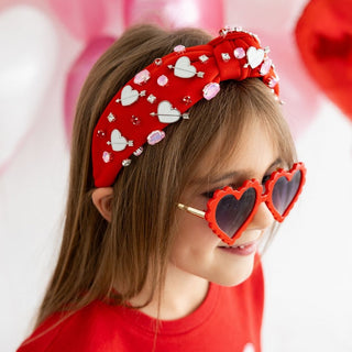 Sweet Wink, Sweet Wink Valentine's Day Gemstone Headband - Kids - Basically Bows & Bowties