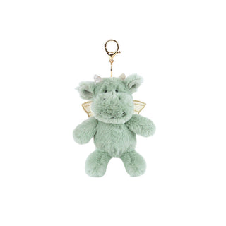 Mon Ami Bag Charm - Dax Dragon
Green plush dragon toy with a keychain on a white background