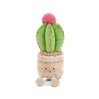 Mon Ami Cactus Cutie
Plush cactus toy with a pink flower on a white background