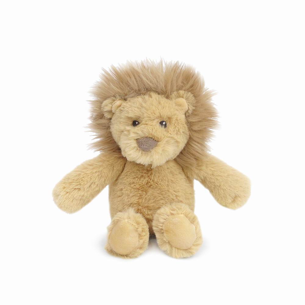 Mon Ami Plush Rattle - Goldie the Lion – Basically Bows & Bowties