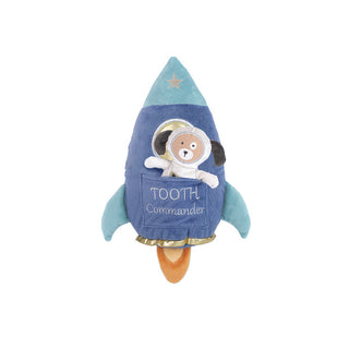 Mon Ami Tooth Fairy Pillow featuring a plush Tooth Commander stuffed animal with a friendly, colorful design for children.