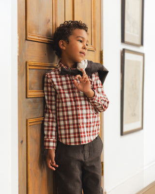 Noralee Harrison Button Down - Holiday Tartan