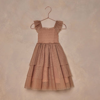 Noralee Valentina Dress - Mocha, Noralee, cf-size-2y, cf-type-dress, cf-vendor-noralee, Cornflower Blue, Mocha, Nora Lee, Noralee, Noralee AW23, Noralee Dress, Rylee & Cru, Valentina, Dress -
