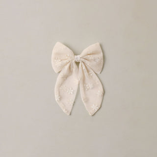 Noralee Everly Bow - Embroidered Daisy