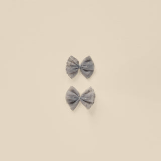 Noralee Flutter Tulle Clips in Vintage Blue