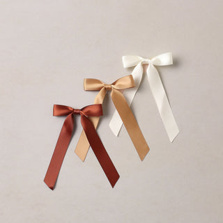 Noralee Spice Ribbon Bows - Spice / Ivory / Gold