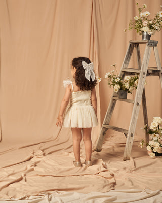 Noralee, Noralee Poppy Tutu in Ivory - Basically Bows & Bowties