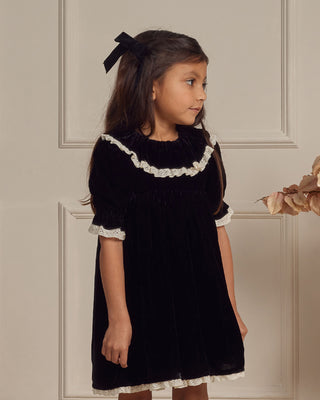 Noralee Amelia Dress - Black, Noralee, Amelia Dress, Black, cf-size-12m, cf-size-18m, cf-size-4y, cf-type-dress, cf-vendor-noralee, Nora Lee, Noralee, Noralee AW23, Noralee Dress, Rylee & Cru