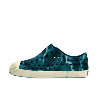 Native Jefferson Print Shoes - Oasis Blue / Bone White / Deep Sea Blue
