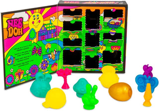 NeeDoh Golden Egg Hunt
Colorful 'Nee Doh' toy set with packaging on a white background