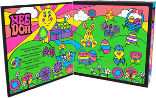 NeeDoh Golden Egg Hunt
Colorful children's book with cartoon characters and Easter-themed illustrations.