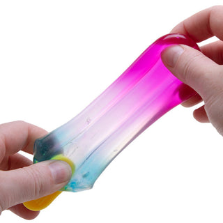 NeeDoh Nice-Sicle Popsicle
Colorful gradient object held by two hands on a white background