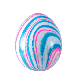 Colorful NeeDoh Swirlie Eggs toy set by Schylling featuring vibrant, squishy eggs with swirling patterns and playful textures.