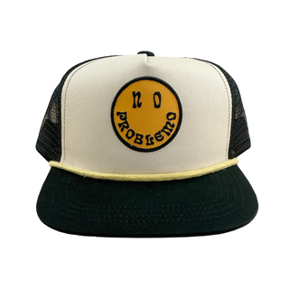 Tiny Whales No Problemo Natural / Black Trucker Hat