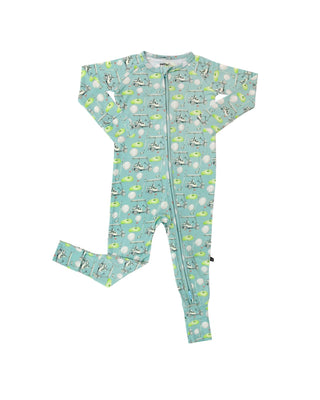 Lev Baby Noa Poppy Convertible Zipper Romper