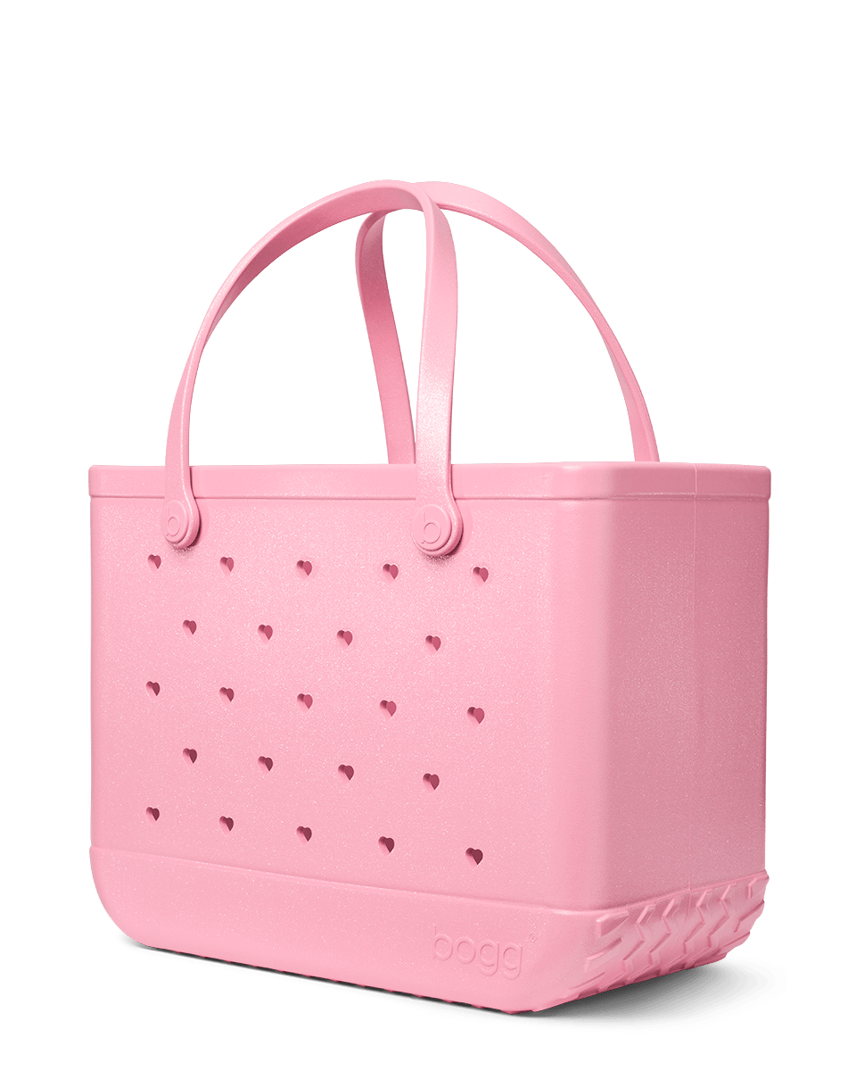 Original Bogg® Bag - Heart Shimmer BUBBLEGUM – Basically