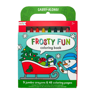 Ooly Carry-Along! Coloring Book and Crayon Set - Frosty Fun