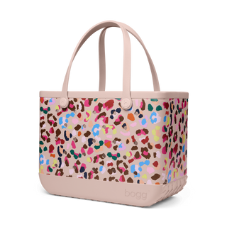 Original Bogg® Bag - Neon Jungle
Colorful patterned tote bag with beige accents on a white background