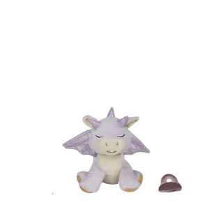 Olli Ella Binky Dragon - Misty
Plush dragon toy with purple accents on a white background