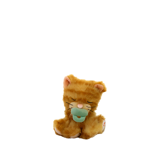 Olli Ella Binky Kitten Koda - Ginger
Plush cat toy with a pacifier on a white background