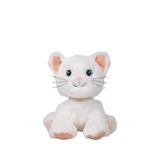 Olli Ella Dinkums Cat Lux - White
White plush cat toy on a white background