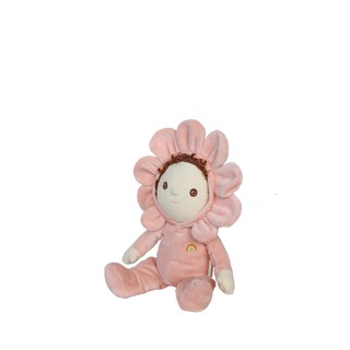 Olli Ella Dinky Dinkums doll named Dahlia with colorful floral dress and soft features, ideal for children's play and collectibles.