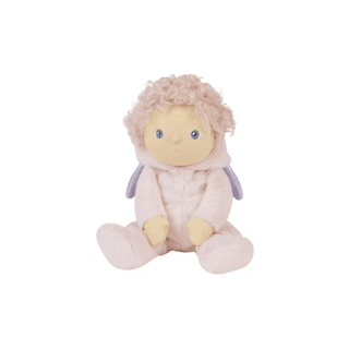 Olli Ella Dozy Dinkums - Unicorn - Una / Pink
Plush toy with a soft pink outfit on a transparent background