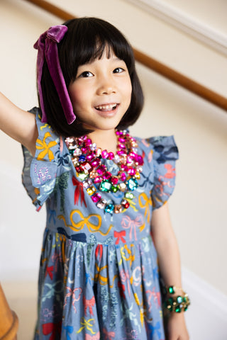 Pink Chicken Girls Jennifer Dress - Bows on Bows