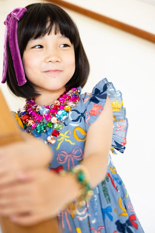 Pink Chicken Girls Jennifer Dress - Bows on Bows