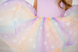 Petite Hailey Shine Smile Tutu Dress - Purple