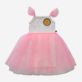 Petite Hailey Smile Frill Tutu Dress - Pink