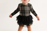 Posh Peanut Sanders L/S Tulle Skirt Bodysuit, Posh Peanut, cf-size-0-3-months, cf-size-12-18-months, cf-size-18-24-months, cf-size-2t, cf-size-3-6-months, cf-size-6-12-months, cf-type-twirl-s