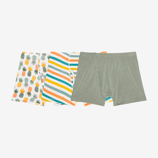 Posh Peanut McGuire Boxer Brief Set, Posh Peanut, Boxer Brief Set, Boy Boxer Brief, cf-size-med-8, cf-type-boys-boxer-briefs, cf-vendor-posh-peanut, McGuire, Pineapple, Posh Peanut, Posh Pean