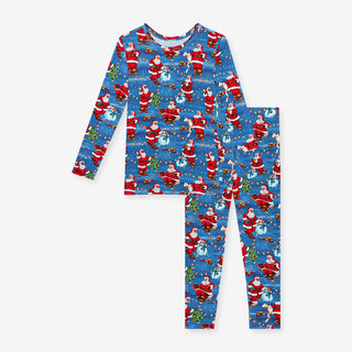 Posh Peanut Santa Claus L/S Basic Loungewear, Posh Peanut, Christmas, Christmas Pajamas, Pajama, Pajamas, Posh Peanut, Posh Peanut Christmas, Posh Peanut L/S Basic Loungewear, Posh Peanut Lon