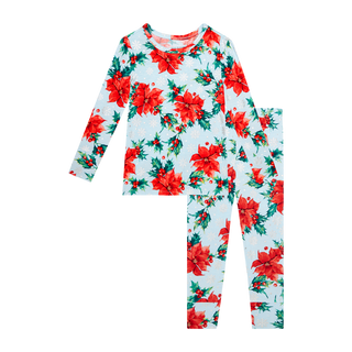 Posh Peanut Winter Lily L/S Basic Loungewear, Posh Peanut, All Things Holiday, cf-size-5t-6t, cf-type-pajama-set, cf-vendor-posh-peanut, Christmas, Christmas Pajamas, Pajama, Pajamas, Poinset