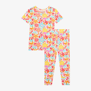 Posh Peanut Sandy S/S Basic Loungewear, Posh Peanut, cf-size-5t-6t, cf-size-7y-8y, cf-type-pajama-set, cf-vendor-posh-peanut, Pajama, Pajamas, Posh Peanut, Posh Peanut Loungewear, Posh Peanut