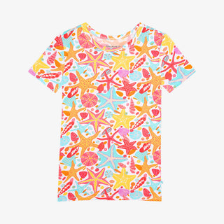 Posh Peanut Sandy S/S Basic Loungewear, Posh Peanut, cf-size-5t-6t, cf-size-7y-8y, cf-type-pajama-set, cf-vendor-posh-peanut, Pajama, Pajamas, Posh Peanut, Posh Peanut Loungewear, Posh Peanut