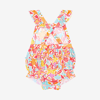 Posh Peanut Sandy Ruffled Strap Bubble Romper, Posh Peanut, cf-size-6-12-months, cf-type-romper, cf-vendor-posh-peanut, Posh Peanut, Posh Peanut Ruffled Strap Bubble Romper, Ruffled Strap Bub
