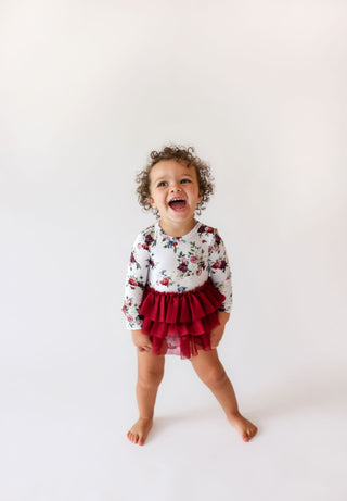 Posh Peanut Philippa L/S Tulle Skirt Bodysuit