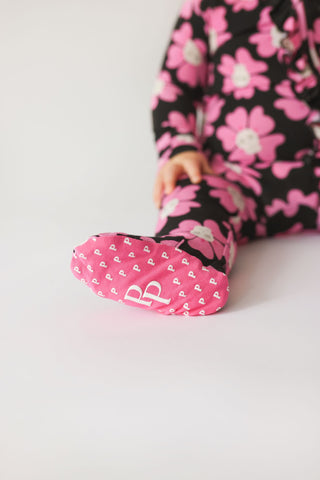 Posh Peanut Winifred Ruffled Zippered Footie