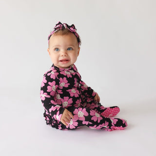 Posh Peanut Winifred Ruffled Zippered Footie
