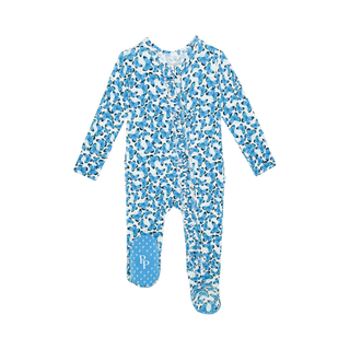 Posh Peanut Nayeli Ruffled Zippered Footie