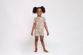 Posh Peanut Kourtney Basic Short Sleeve & Short Length Pajama