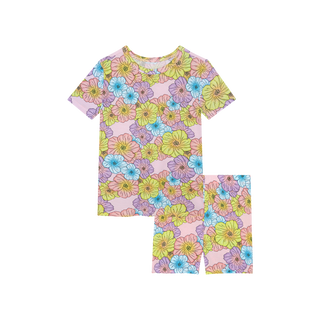 Posh Peanut Kourtney Basic Short Sleeve & Short Length Pajama