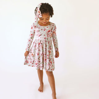 Posh Peanut Millicent L/S Basic Twirl Dress