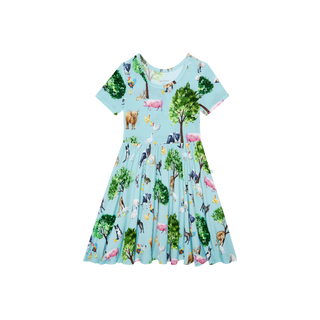 Posh Peanut Brayden S/S Basic Twirl Dress