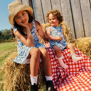 Posh Peanut Emersyn Bow Babydoll Dress